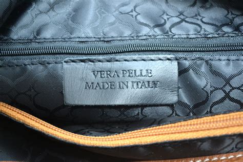 vera pelle italian leather.